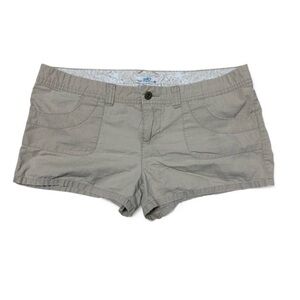 Y2K Low Rise Khaki Micro Shorts So Wear It Declare It Tan Mini Cargo Pocket vtg